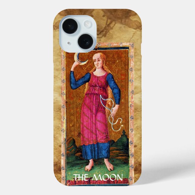 ANTIQUE RENAISSANCE TAROTS 18 / THE MOON Case-Mate iPhone CASE (Back)