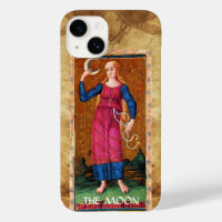 ANTIQUE RENAISSANCE TAROTS 18 / THE MOON