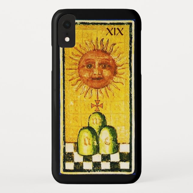 ANTIQUE RENAISSANCE TAROTS 19 / THE SUN Case-Mate iPhone CASE (Back)