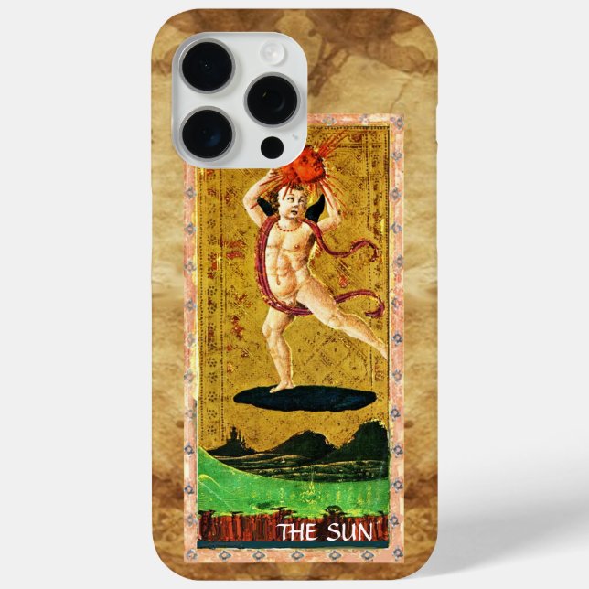 ANTIQUE RENAISSANCE TAROTS 19 / THE SUN Case-Mate iPhone CASE (Back)