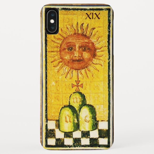 ANTIQUE RENAISSANCE TAROTS 19 / THE SUN Case-Mate iPhone CASE (Back)