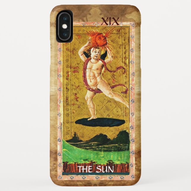 ANTIQUE RENAISSANCE TAROTS 19 / THE SUN Case-Mate iPhone CASE (Back)