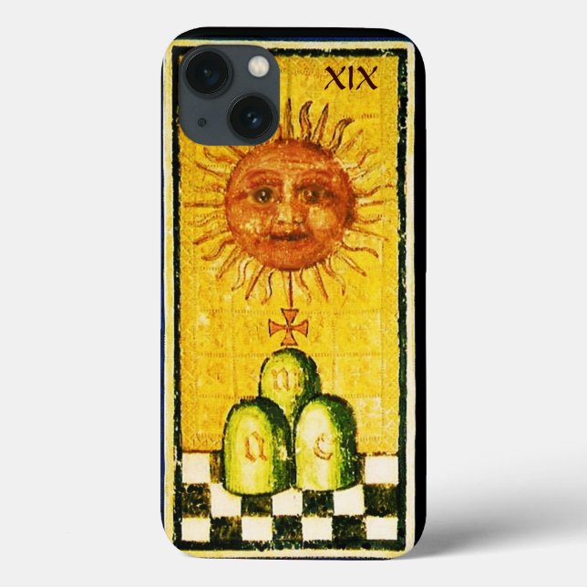 ANTIQUE RENAISSANCE TAROTS 19 / THE SUN Case-Mate iPhone CASE (Back)