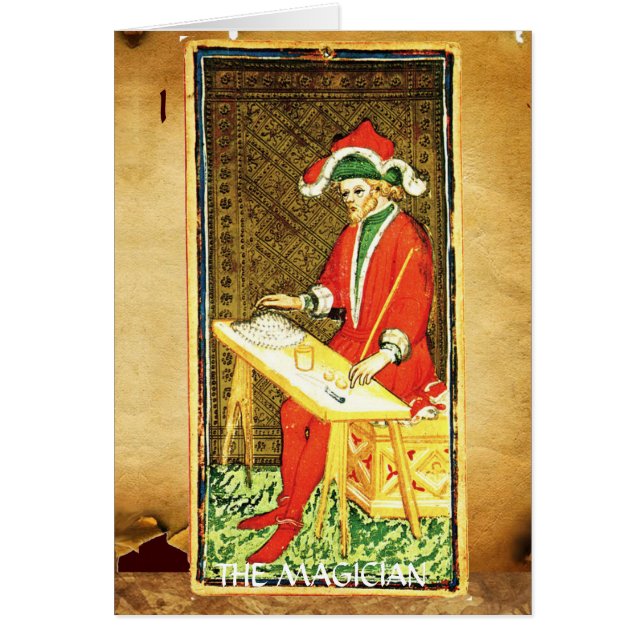 ANTIQUE RENAISSANCE TAROTS 1 / THE MAGICIAN (Front)