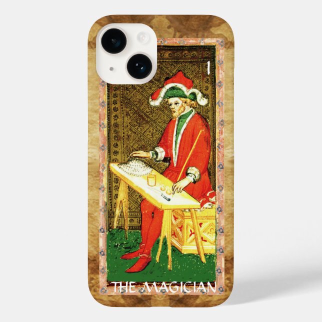 ANTIQUE RENAISSANCE TAROTS 1 / THE MAGICIAN Case-Mate iPhone CASE (Back)
