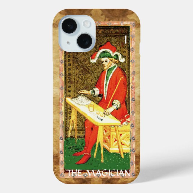 ANTIQUE RENAISSANCE TAROTS 1 / THE MAGICIAN Case-Mate iPhone CASE (Back)