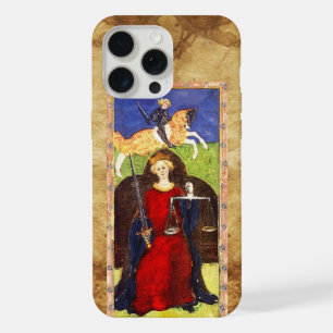 ANTIQUE RENAISSANCE TAROTS 8 / JUSTICE iPhone 15 PRO MAX CASE
