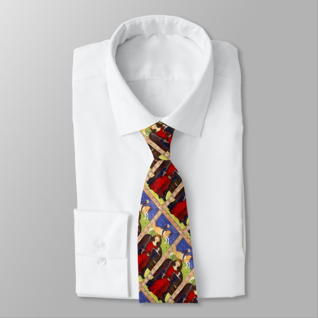 ANTIQUE RENAISSANCE TAROTS 8/ JUSTICE TIE (Tied)