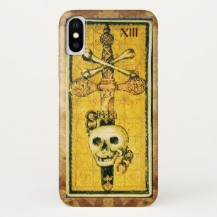 ANTIQUE RENAISSANCE TAROTS,ACE OF SWORDS Parchment Case-Mate iPhone Case