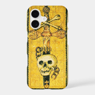 ANTIQUE RENAISSANCE TAROTS,ACE OF SWORDS Yellow