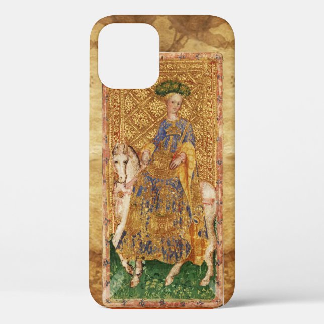 ANTIQUE RENAISSANCE TAROTS  / LADY OF WANDS Case-Mate iPhone CASE (Back)
