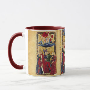 ANTIQUE RENAISSANCE TAROTS , LOVERS GEM MONOGRAM MUG