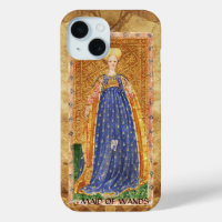 ANTIQUE RENAISSANCE TAROTS  / MAID OF WANDS