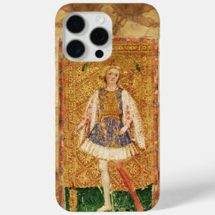 ANTIQUE RENAISSANCE TAROTS / PAGE OF WANDS iPhone 15 PRO MAX CASE