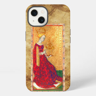 ANTIQUE RENAISSANCE TAROTS / QUEEN OF CUPS iPhone 13 CASE
