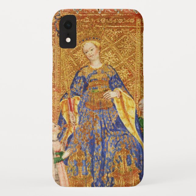ANTIQUE RENAISSANCE TAROTS  / QUEEN OF WANDS Case-Mate iPhone CASE (Back)