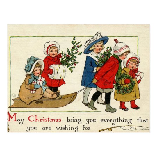 Antique Reproduction Christmas card