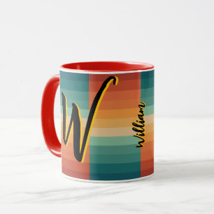 Antique Retro Name, Monogrammed Vintage Coffee Mug