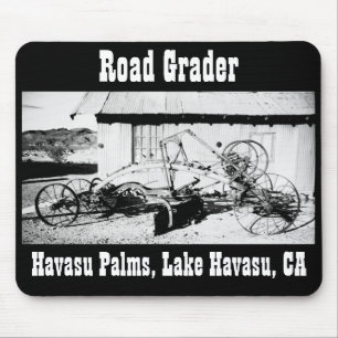Antique Road Grader Mouse Pad