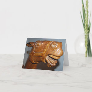 Antique Rocking Horse Card