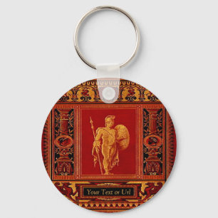 Antique Roman Soldier Keychain
