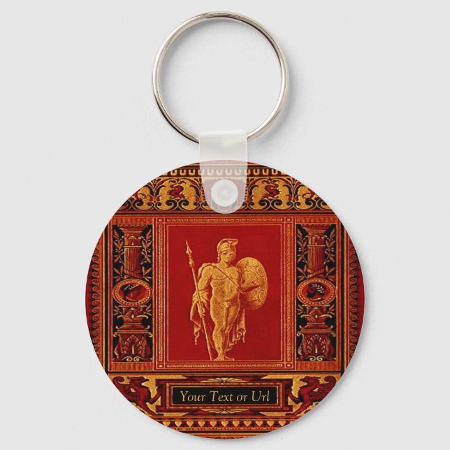Antique Roman Soldier Keychain (Front)