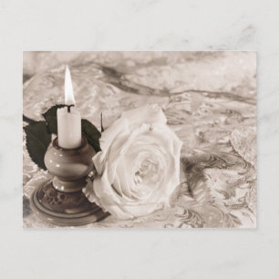Antique Rose Postcard
