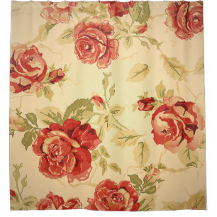 Antique rose print