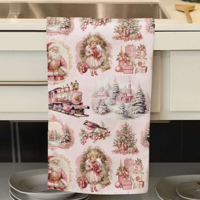 Antique rose victorien serviette de cuisine de Noë (Créateur téléchargé)