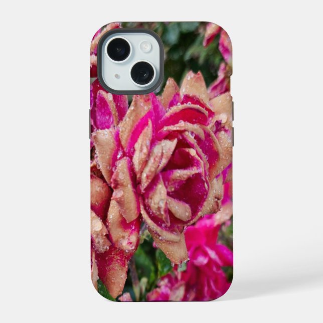 Antique Roses  iPhone 15 Case (Back)