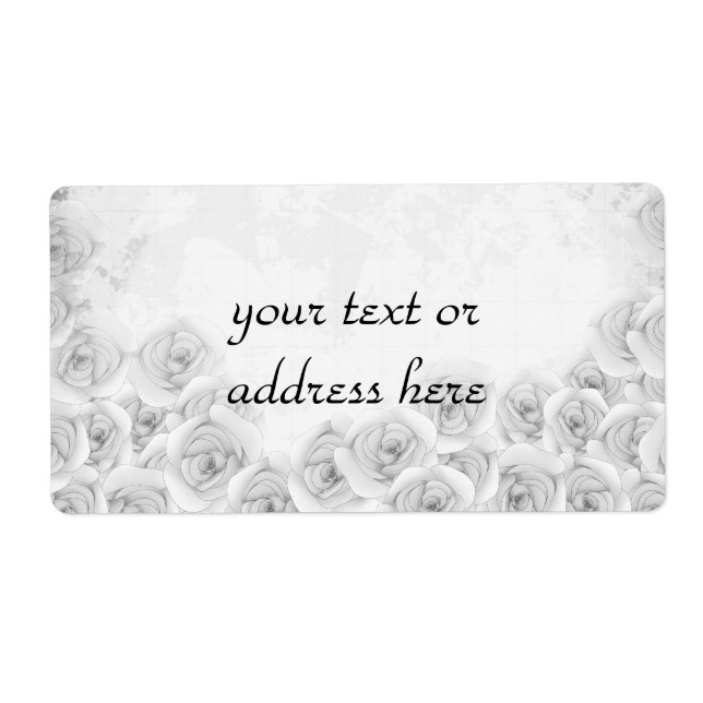 Antique roses large labels (Front)