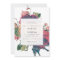 Antique Roses Vintage Boho Wedding Invitation