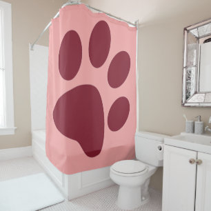 Antique Ruby Animal Paw Print