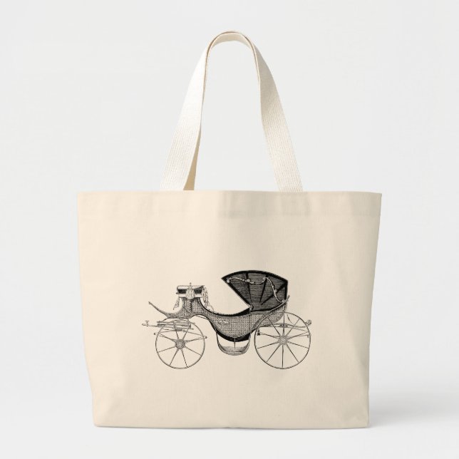 Antique Sac fourre - tout de transport Fancy (Devant)