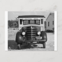 Antique School Bus, Greensboro, Georgia, 1941