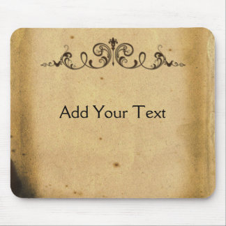 Antique Scroll Mouse Pad