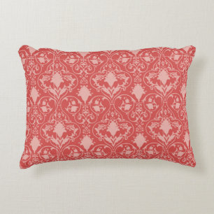 Antique scroll wallpaper 2 accent pillow