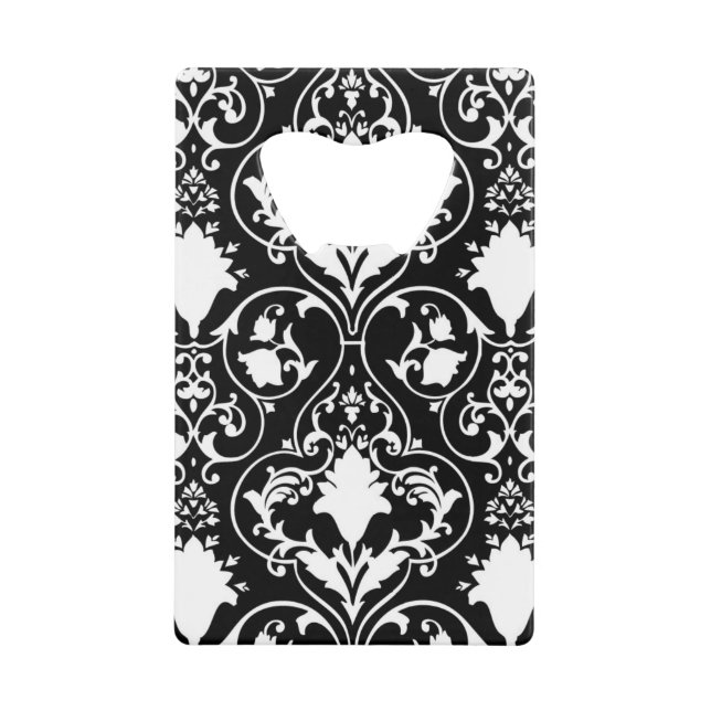 Antique scroll wallpaper 2 wallet bottle opener (Front)