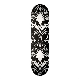 Antique scroll wallpaper skateboard