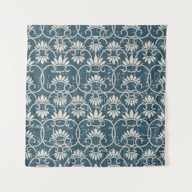 Antique Seamless retro worn out background retro C Tapestry (Front)