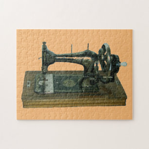 ANTIQUE SEWING MACHINE JIGSAW PUZZLE