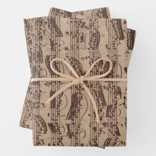 Antique Sheet Music Bach Manuscript