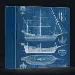 Antique Ship Blueprint I Binder<br><div class="desc">Maps & Blueprints</div>