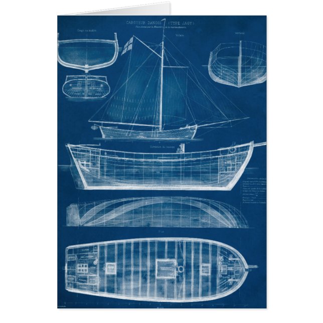 Antique Ship Blueprint II (Front)