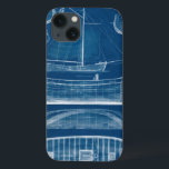 Antique Ship Blueprint II iPhone 13 Case<br><div class="desc">Maps & Blueprints</div>