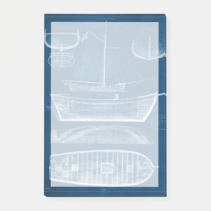 Antique Ship Blueprint II Post-it Notes
