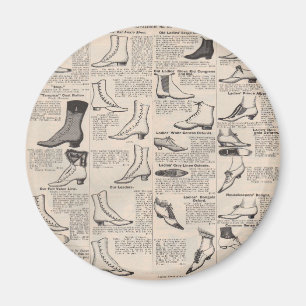 Antique Shoe Advertising Catalogue Magnet