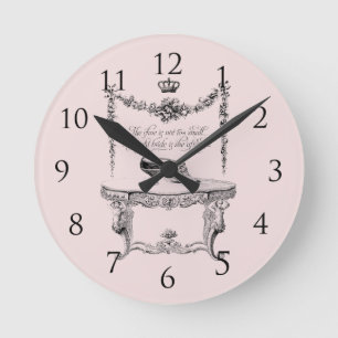 Antique Shoes Wall Clock