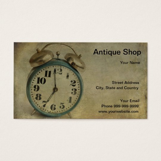 Antique Shop Business Card