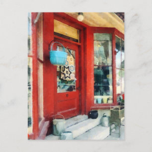 Antique Shop Waterbury VT Postcard